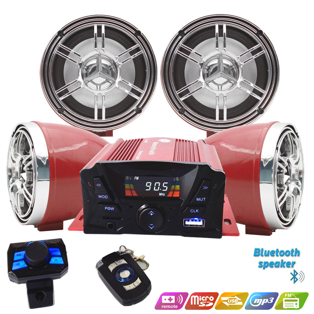 Audio Music Sound - Sistema Audio Stereo Amplificato Impermeabile Bluetooth