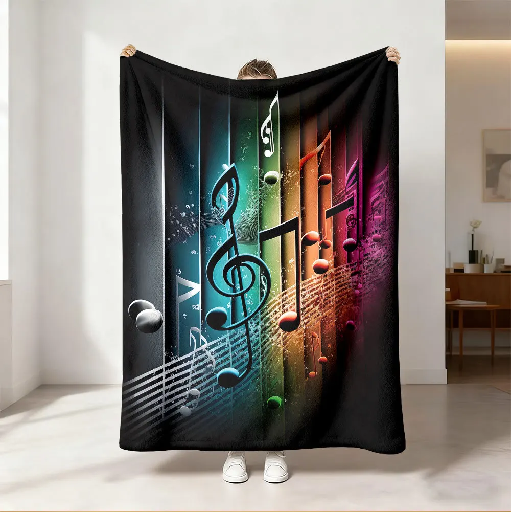 Coperta Decorativa con Note Mu - Audio Into Music Sheet recensione e prezzo